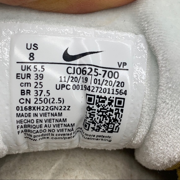 Nike Air Max 97 Metallic Gold Women's Running Sneakers - Picture 13 of 13